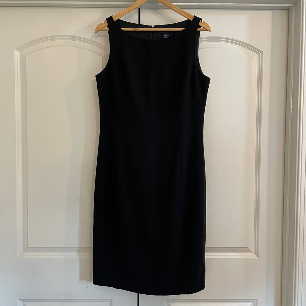 Ann Taylor black sleeveless dress.